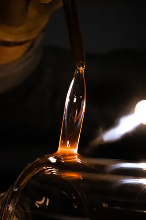 Travail du verre borosilicaté