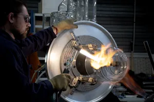 fabrication d'un simulateur d'inflammation de vapeur de gasoil en verre